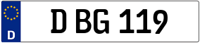 Truck License Plate